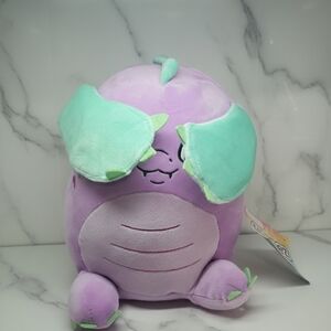 Flipeez Adorable Purple and Mint Plush Dragon